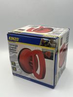 Kinzo Saugnapf Glasdräger,neu,rot,praktisch,115 mm!