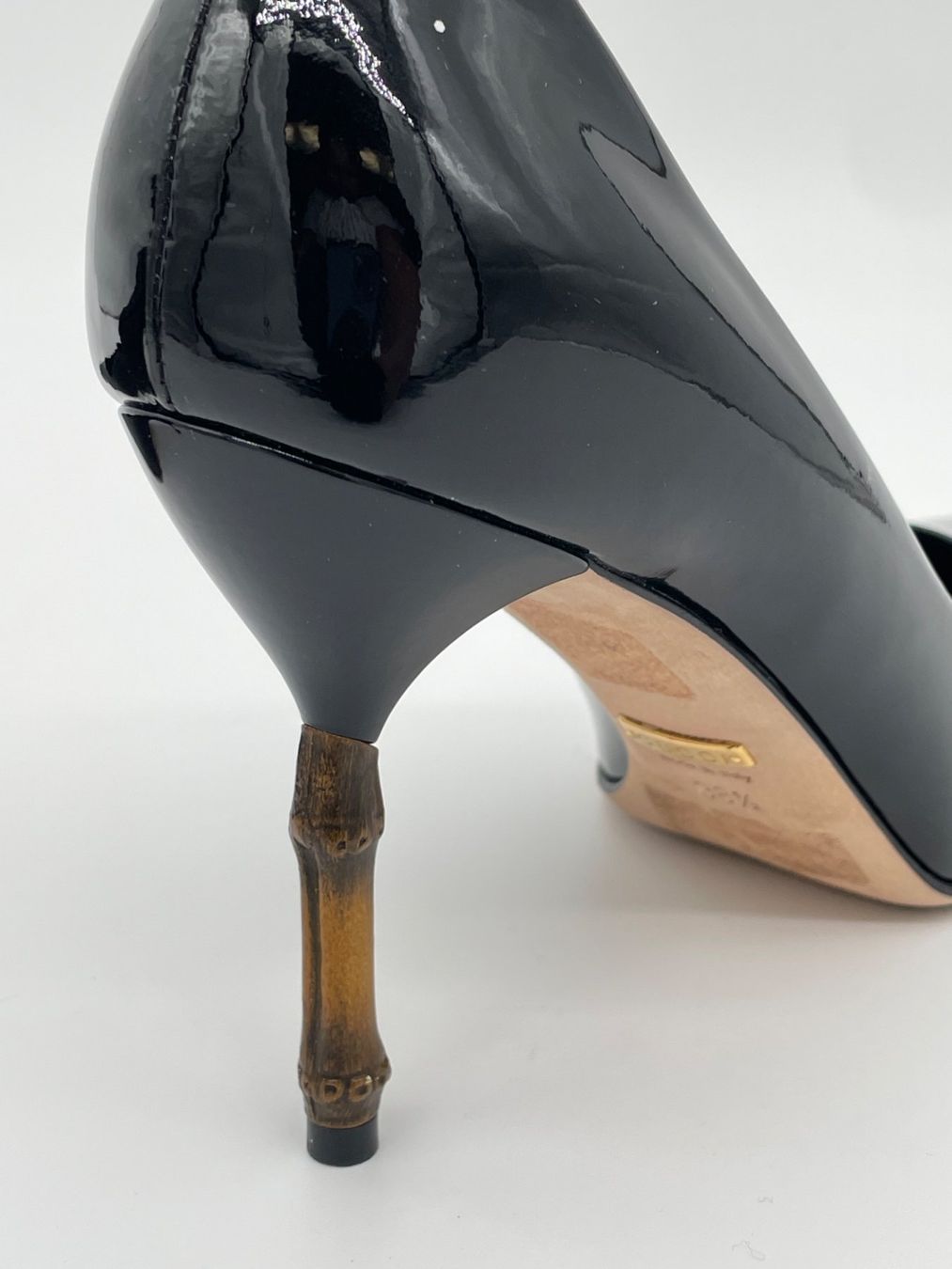 Gucci Scarpe da donna: Gucci Kristen Bamboo Pump EU 38.5 Schwarz – Usato da Zürich venduto da shoe_shop 6