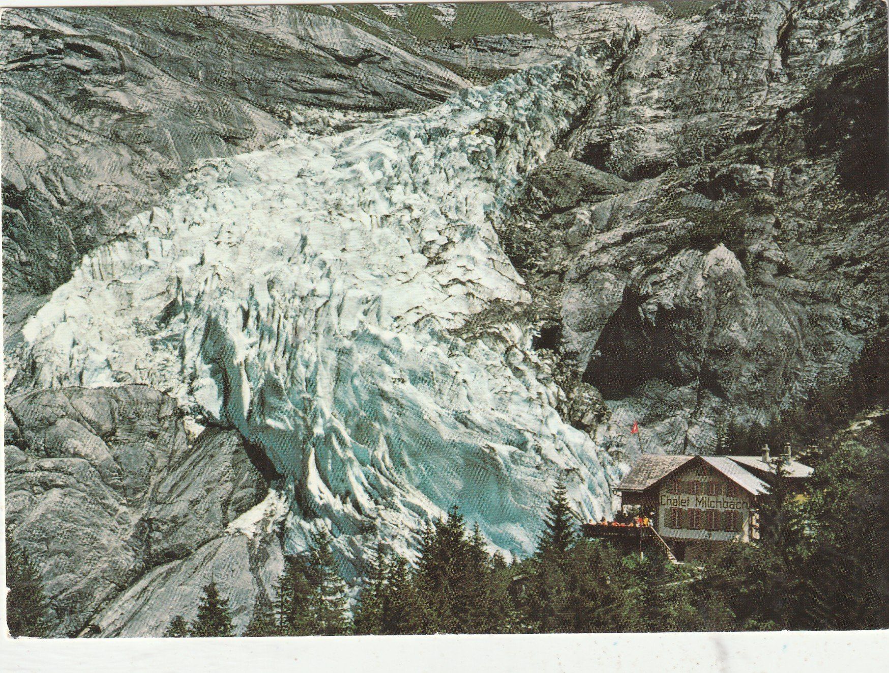 Cartoline postali: Berghaus am Grindelwaldgletscher – Usato da Lumbrein venduto da made02
