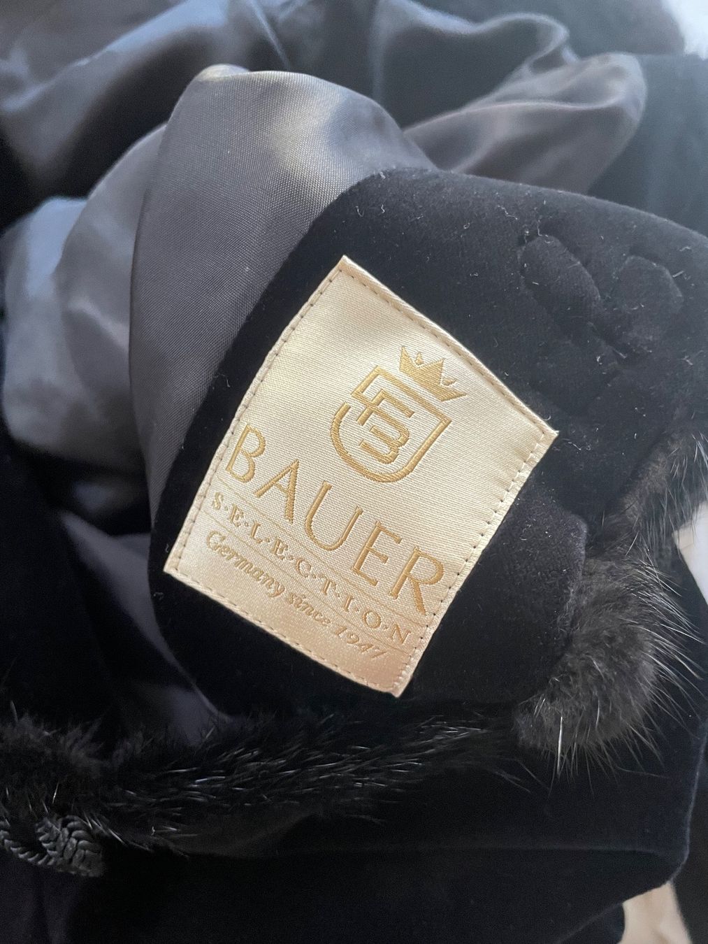 Bauer Mäntel: Wunderschöner Gehrock von Bauer, Samt, Schwarz, neu – Neu (gemäss Beschreibung) aus Zürich von Caracol1998 4