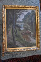 Schönes Bild von Franz Krauss (Schweiz) Wald bei der Reuss 2