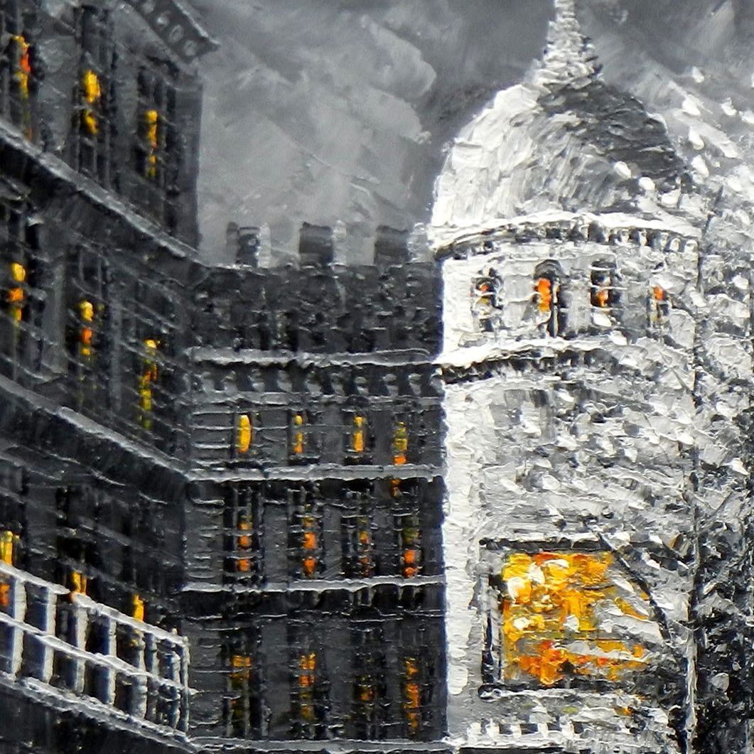 Reproduktionen & Neuware: Modern Art - Paris Spaziergang am Abend – Neu (gemäss Beschreibung) aus Larnaca von KunstDepot24 1