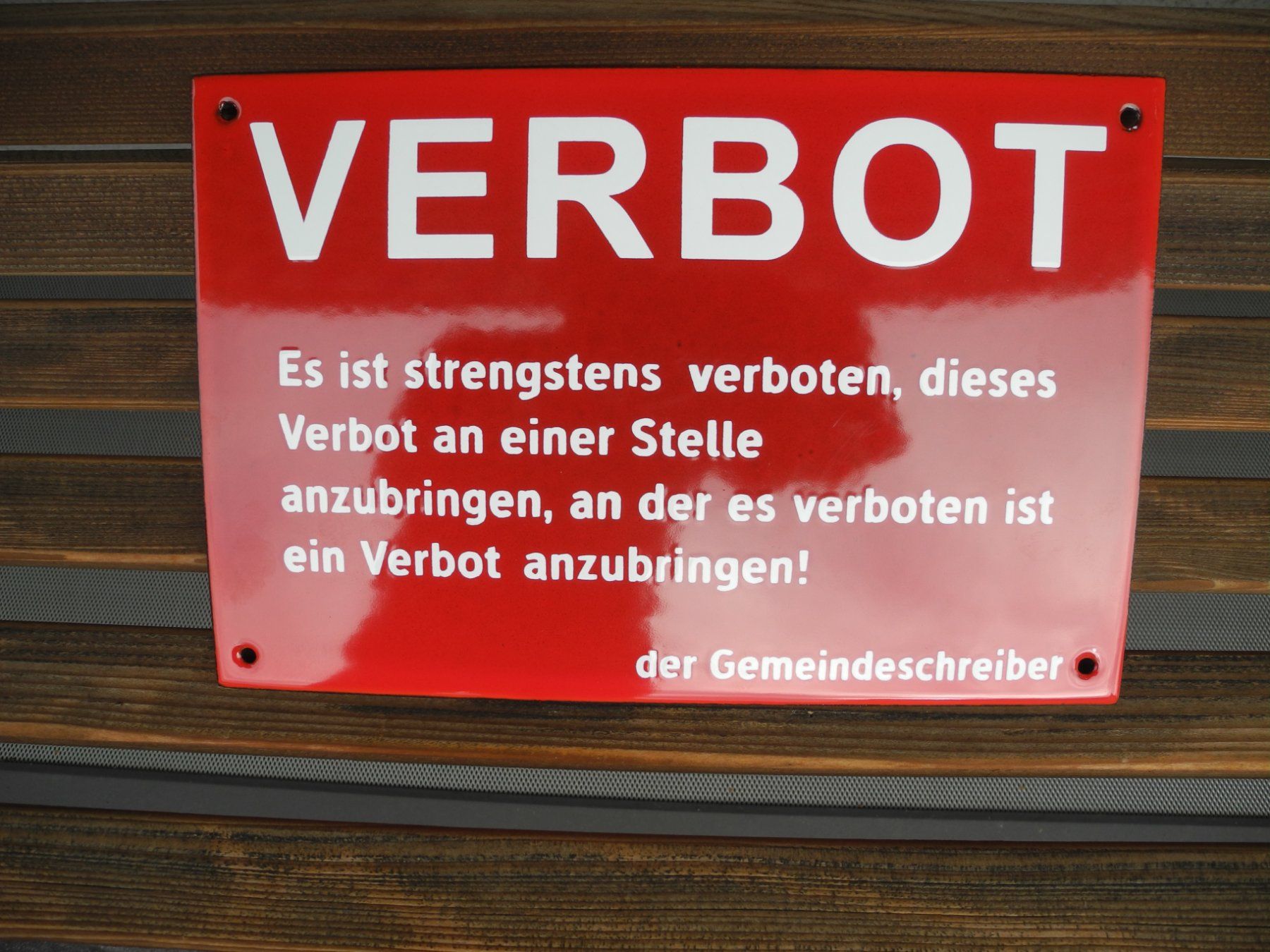 Ecriteaux: VERBOTS-EMAILSCHILD – Neuf (Voir description) à Reinach AG par Huckleberrysix 2
