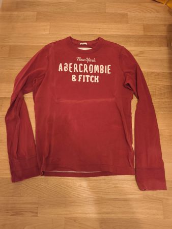 Langarmshirt Abercrombie & Fitch rot Grösse S Defekt