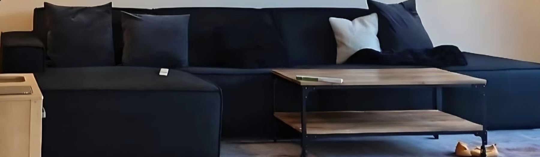 Divani: Ecksofa schwarz guter Zustand – Usato da Egg b. Zürich venduto da franco_elsener