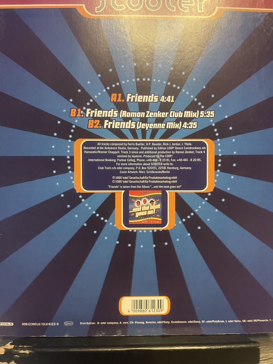 Dischi in vinile: Scooter / Friends  – Usato da Dagmersellen venduto da stonefinger 1