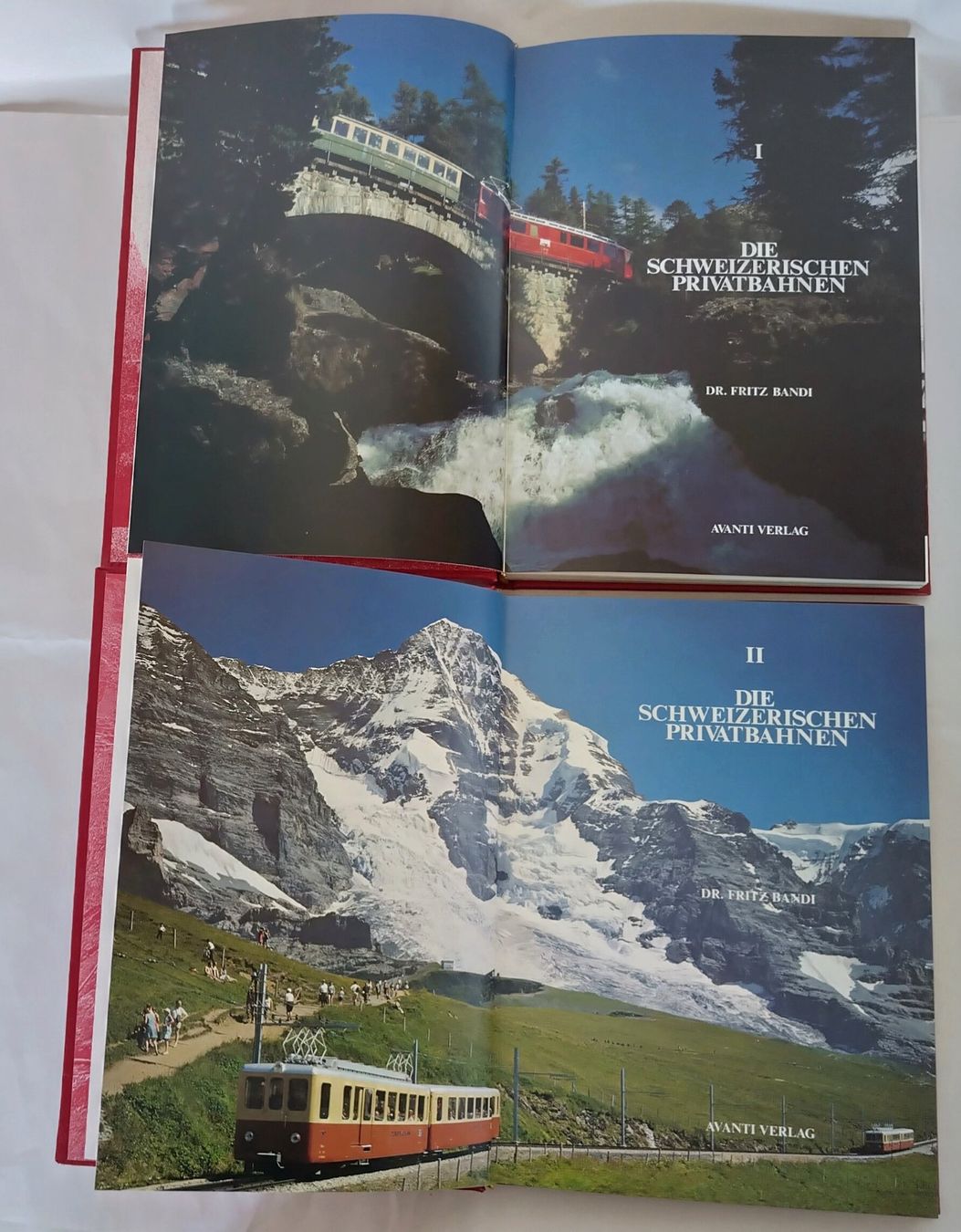 Libri: Die Schweizerischen Privatbahnen / Eisenbahn Buch Band 1 + 2 – Usato da Bellach venduto da JingleJerry 2