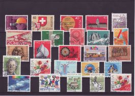 25 Marken gestempelt