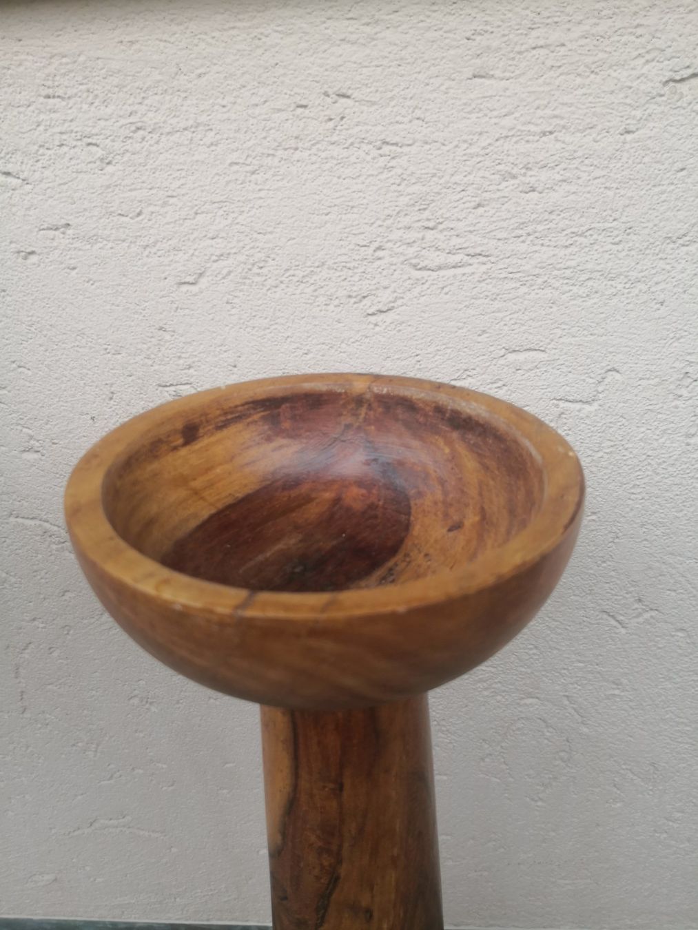 Portacandele: Mangoholz Kerzenhalter / Dekosäule – Usato da Basel venduto da zimtstern16