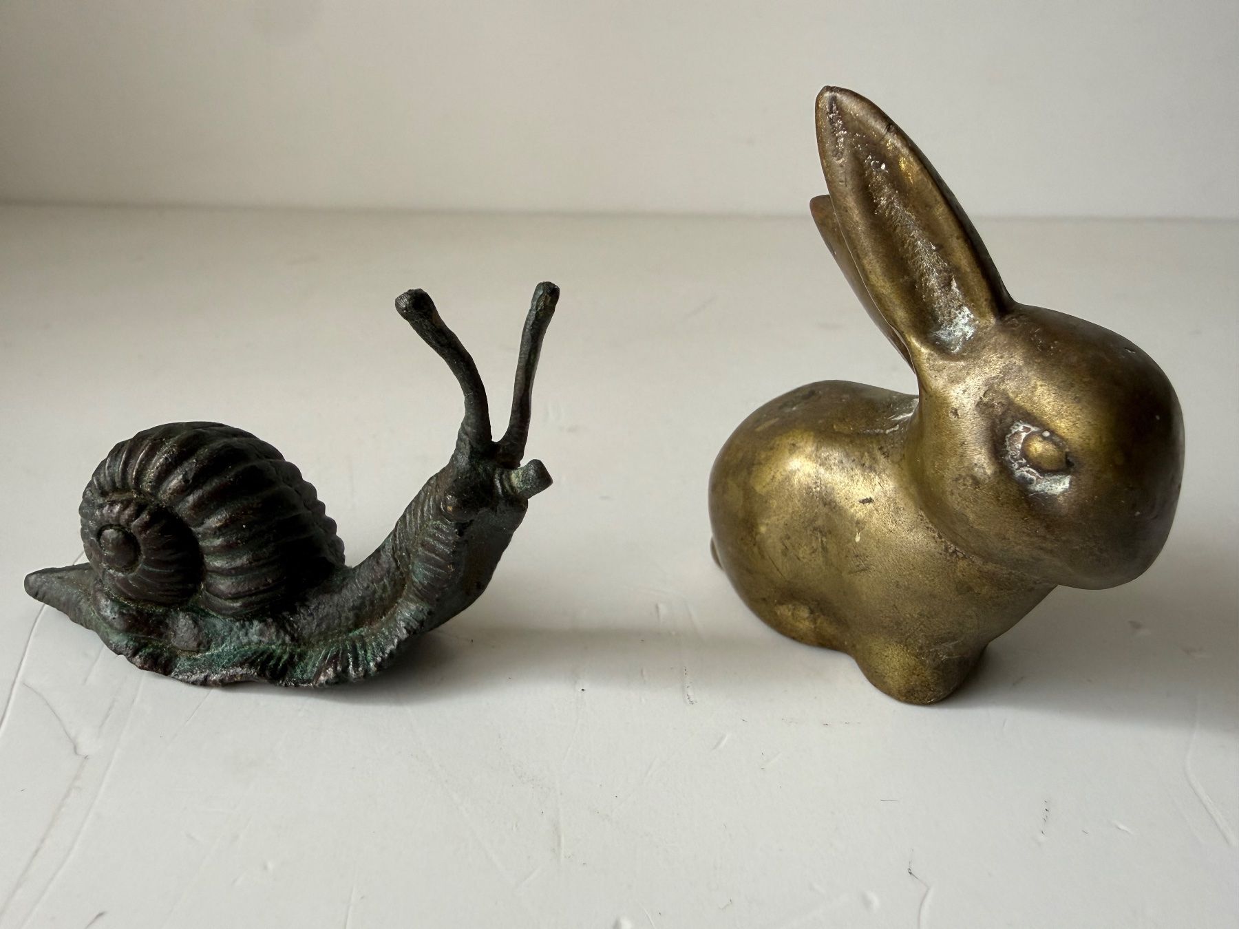 Giocattoli: 2 Tierfiguren aus Messing und Bronze – Usato da Zwingen venduto da moje1 2