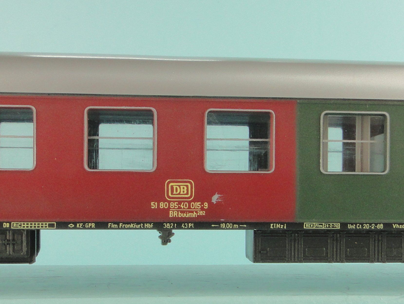 Rivarossi Modellini di ferrovie: Rivarossi H0 2921 DB Buffet Wagen, AC/WS – Usato da Bülach venduto da cann11 7