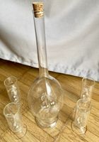 Schnaps-/Likörset mit Karaffe und 4 Gläsern