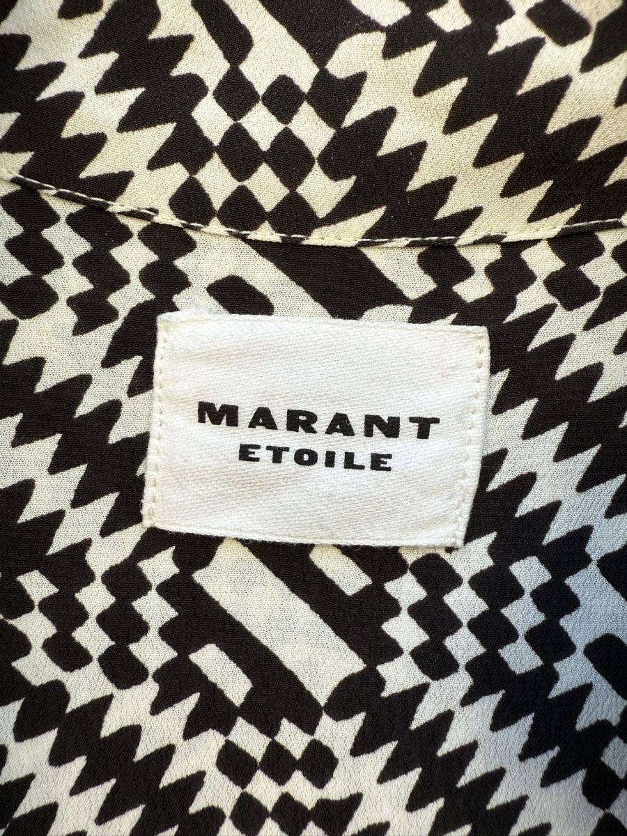 Isabel Marant Blusen: Marant Etoile Bluse, Gr. 38, Schwarz/Weiss – Gebraucht aus Zürich von adams-eddie 3