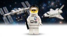 LEGO® Figur 🛰️ Astronaut 👨‍🚀Minifigur mit Werkzeug 1995🚀