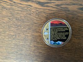 Sammler Münze Polierte Platte 70 cm 110 g