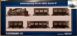 Fleischmann 485101 - Kohlenzug GBAG - Einmalserie! RARITÄT!