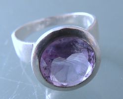 Amethyst Silber 925 Fingerring Gr. 54