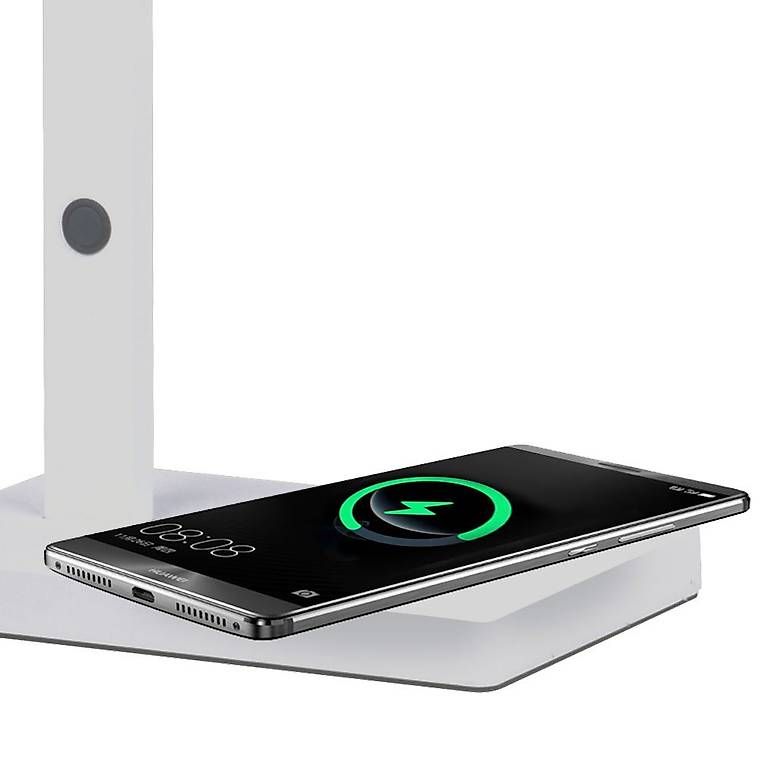Lampes: GABELLA LED-Tischlampe hellgrau mit Wireless Charger – Neuf avec emballage d'origine à Sissach par mondilux 1