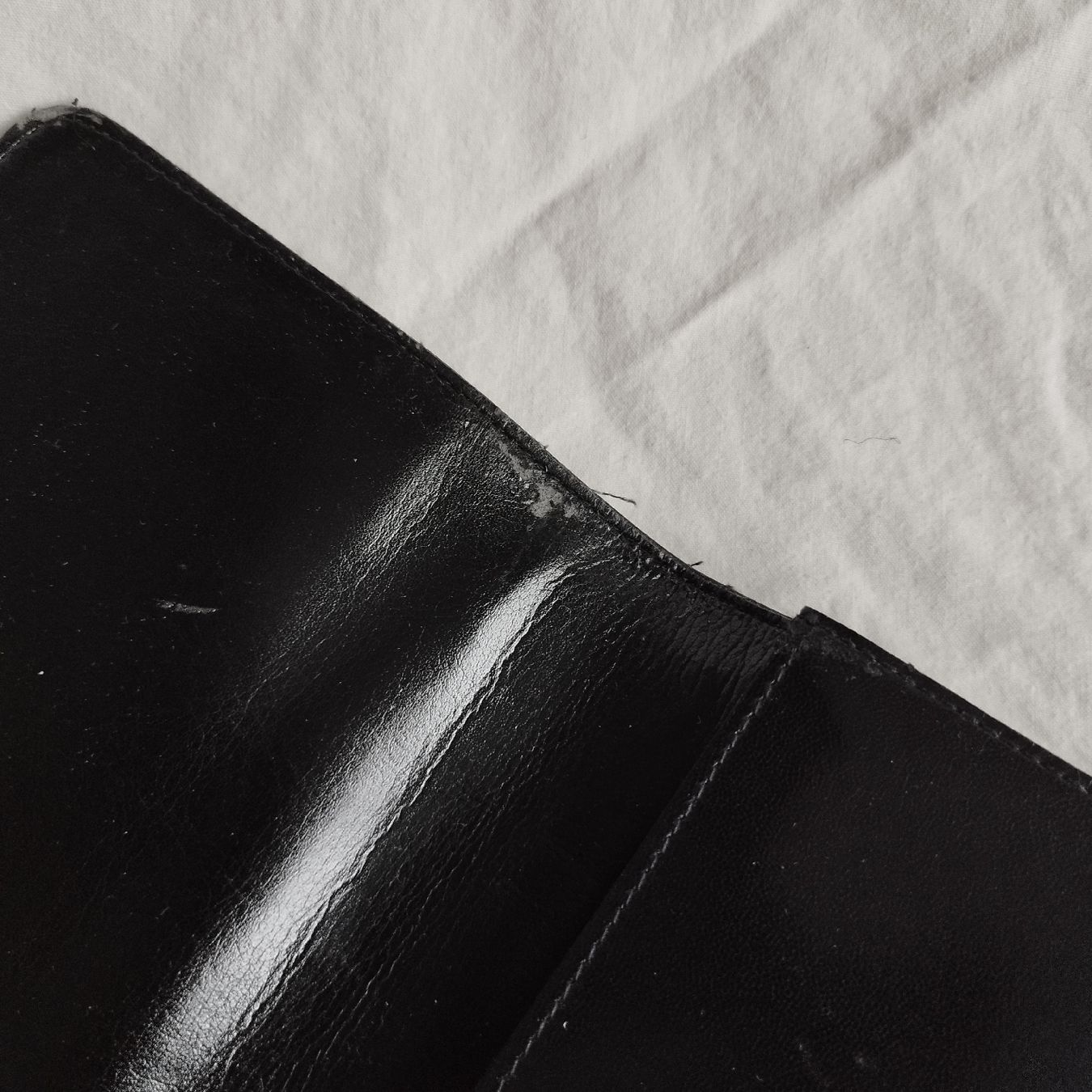 Borse da donna: Elegante Abendtasche Leder schwarz – Usato da lommis venduto da inf_thv8 3
