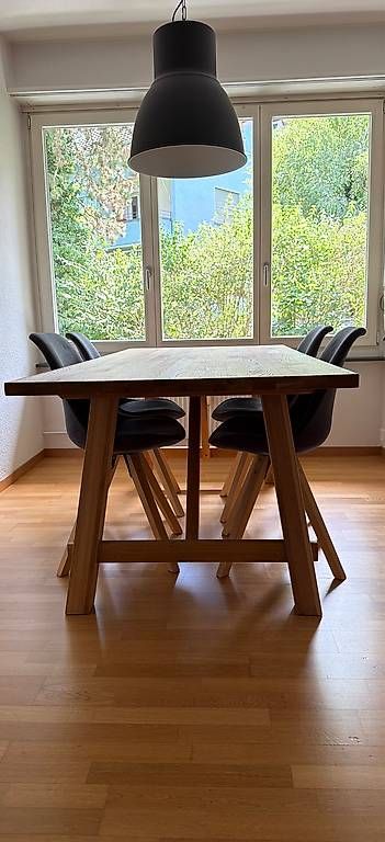 Tavoli: Pfister Massivholztisch Eiche 200x90x75 – Usato da Bern venduto da gregnenn 1