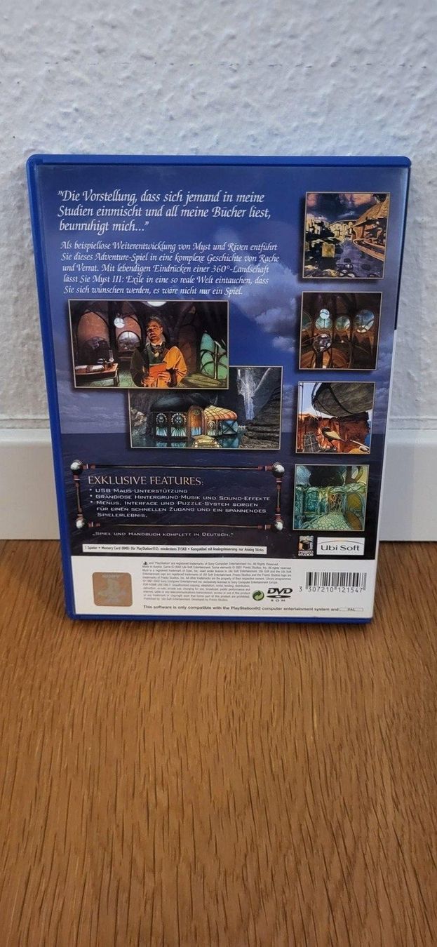 Sony Giochi: PS2 - Myst 3 Exile – Usato da Münsingen venduto da Heroism2010 1