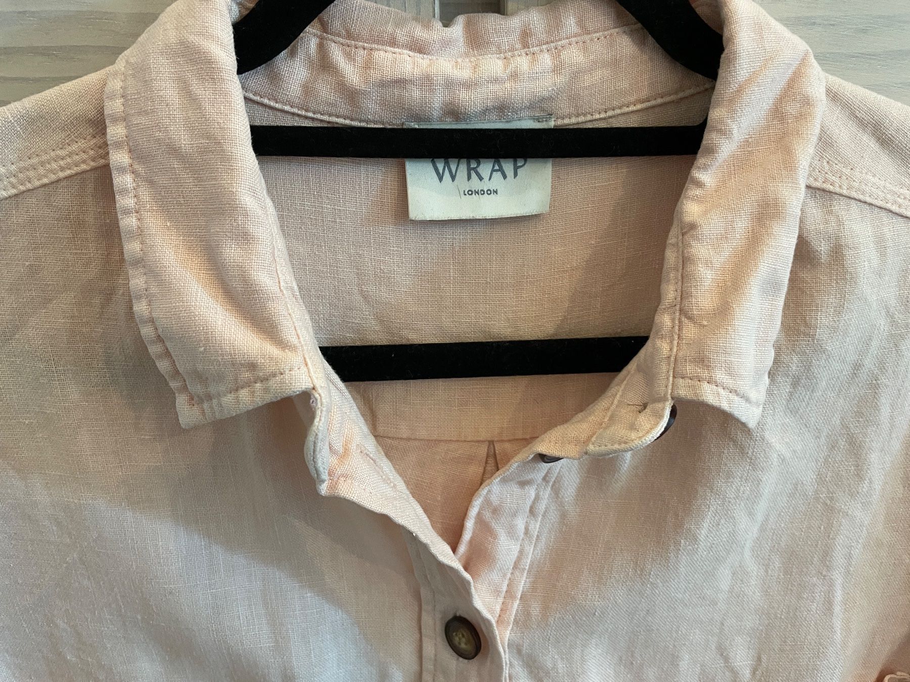 Vestiti: Neuwertig Hemdkleid Leinen apricot, 36 – Usato da Basel venduto da non_vn79 2