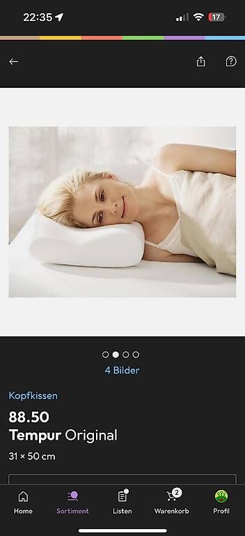 Coussins: Tempur Original – D'occasion à Zürich par Ottikarotti 1