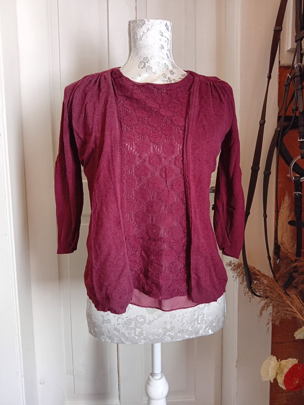 Orsay Camicette: Damenpullover mit Spitze, Orsay, Gr. S – Usato da Rüthi (Rheintal) venduto da titlis07