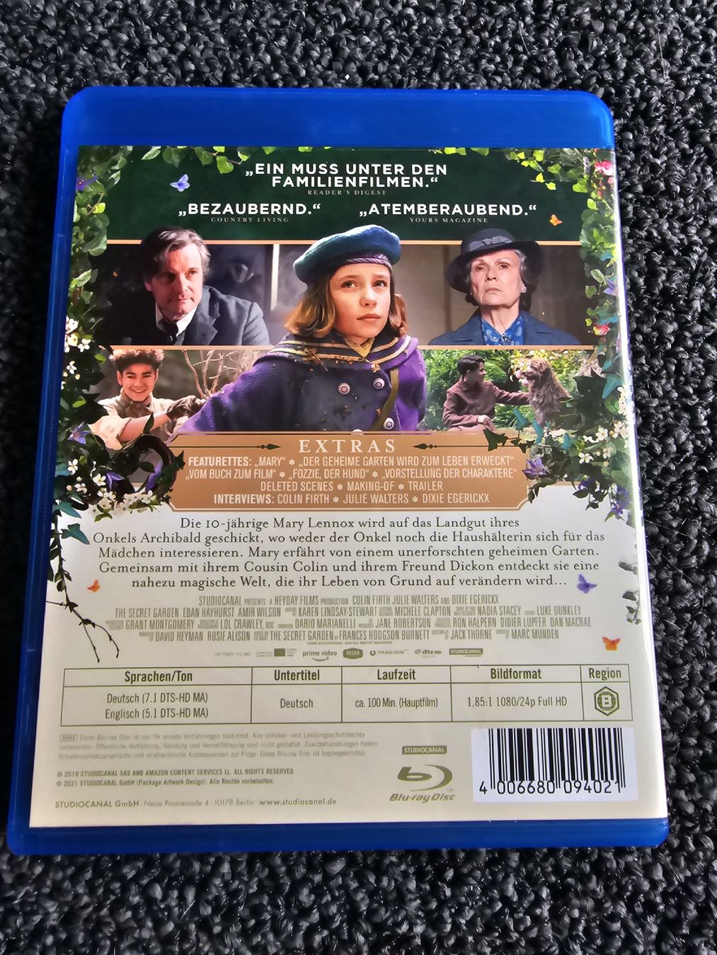 Alle DVDs: Blu-ray: Der geheime Garten  – Gebraucht aus Ruswil von jan_bxl5 1