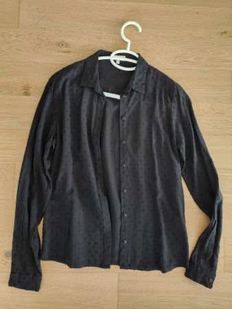 Schwarze WE Bluse Gr. XS