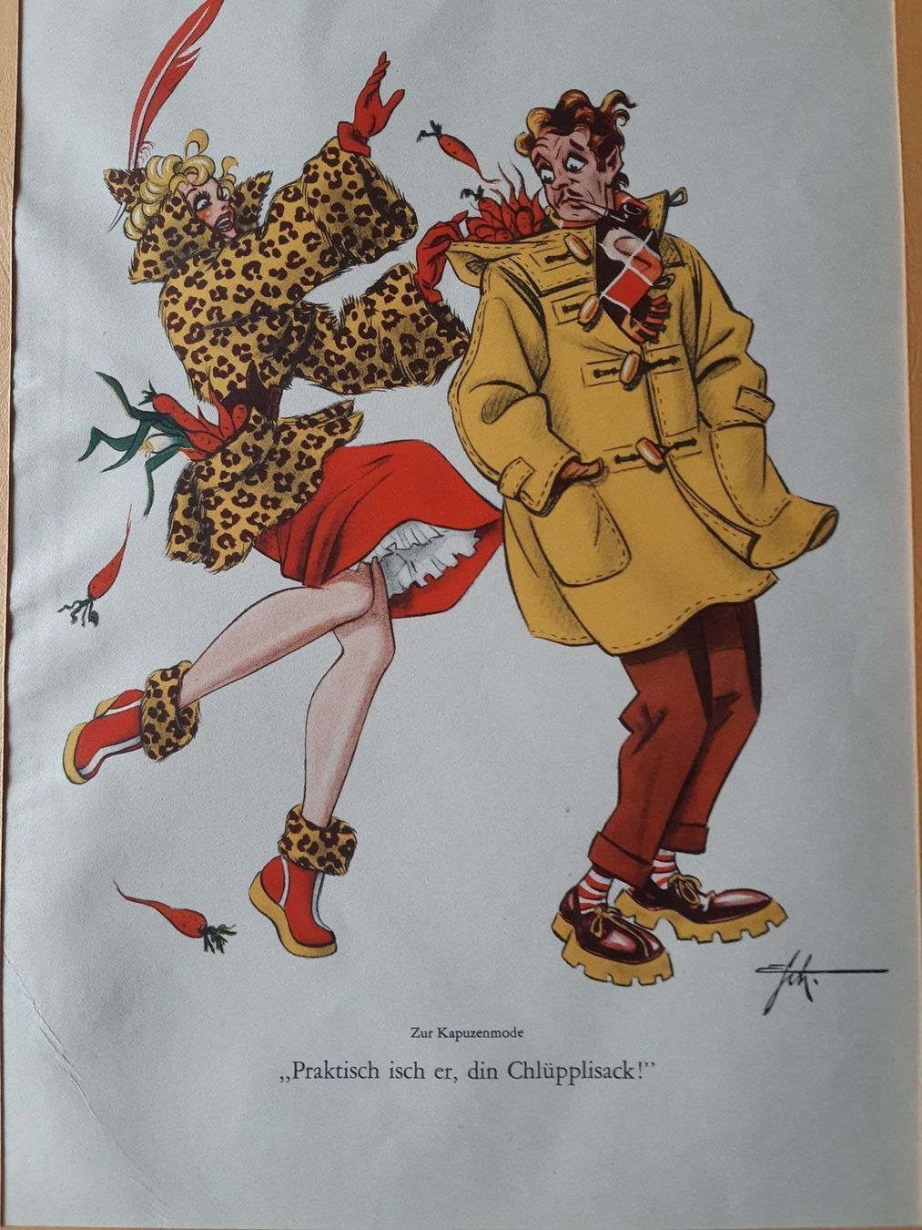 Grafica & Litografie: Nr.5 original Litho Nebelspalter – Usato da Grindelwald venduto da carro5