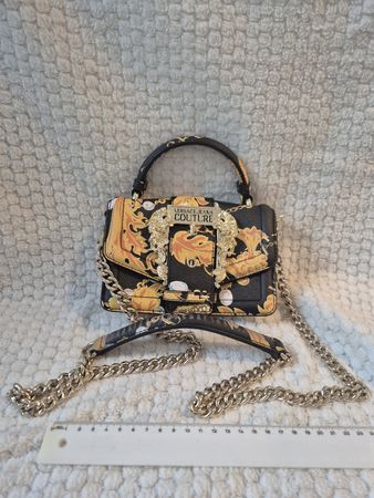 Versace Jeans Couture Tasche Schwarz Gold neuwertig