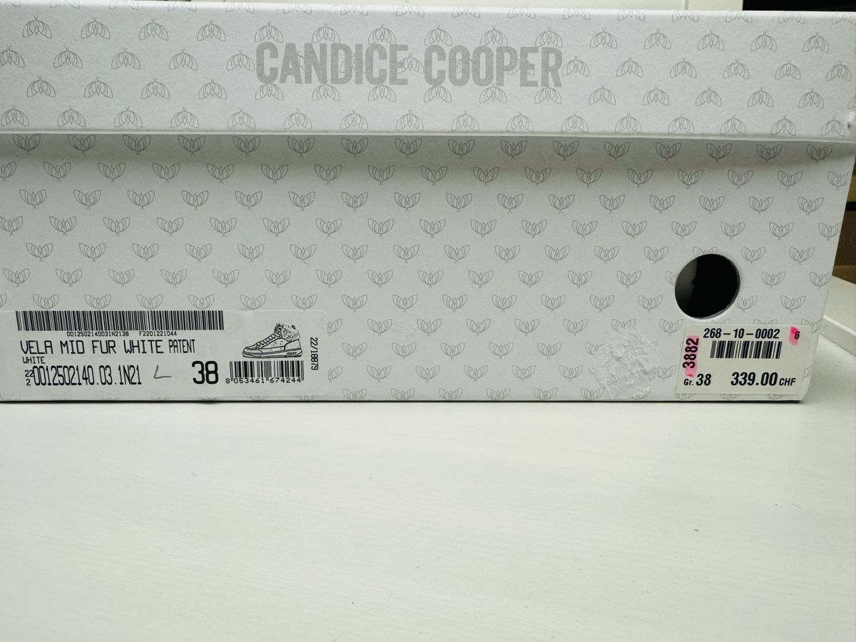 Cooper Scarpe da donna: Candice Cooper, neuves, blanches, fourrées, taille 38! – Nuovo e nell'imballaggio originale da Brügg BE venduto da Goob 8