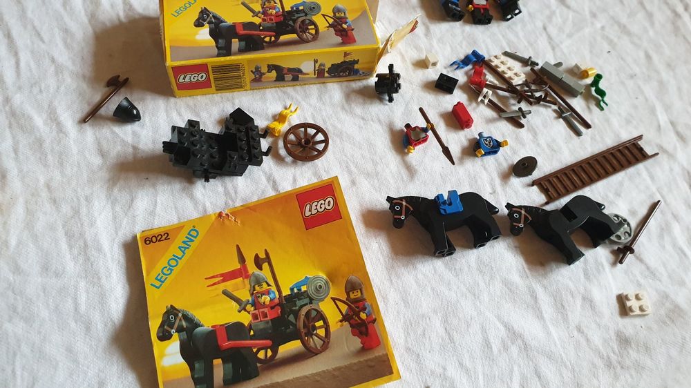LEGO System Castle Ritter Burgen 6061 6030 6022 80er 90er (Gebraucht ...