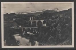 Eisenbahnbrücke über die Sitter bei Bruggen 1923  (K