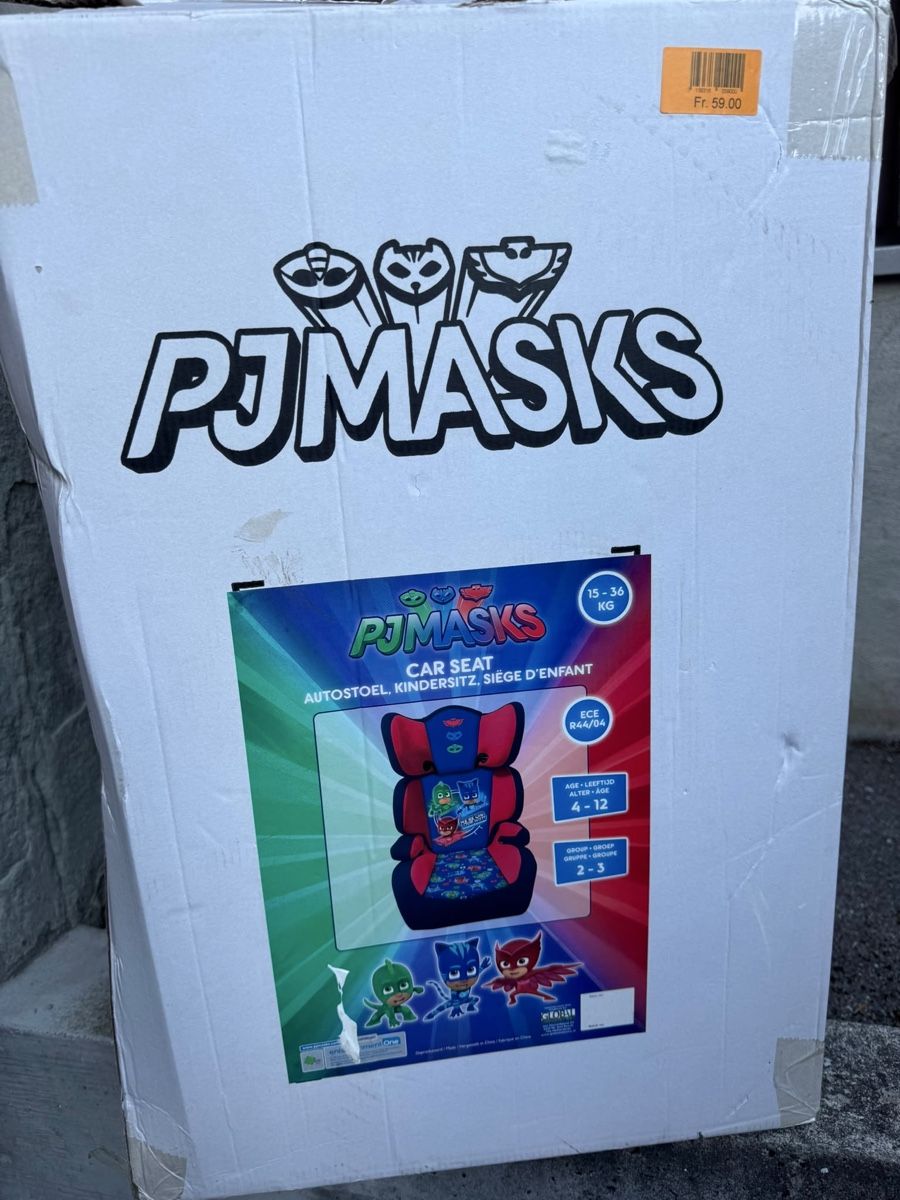 Auto-Kindersitze: Pj Masks Autositz neu verpackt – Neu und originalverpackt aus Stäfa von rah_96vj