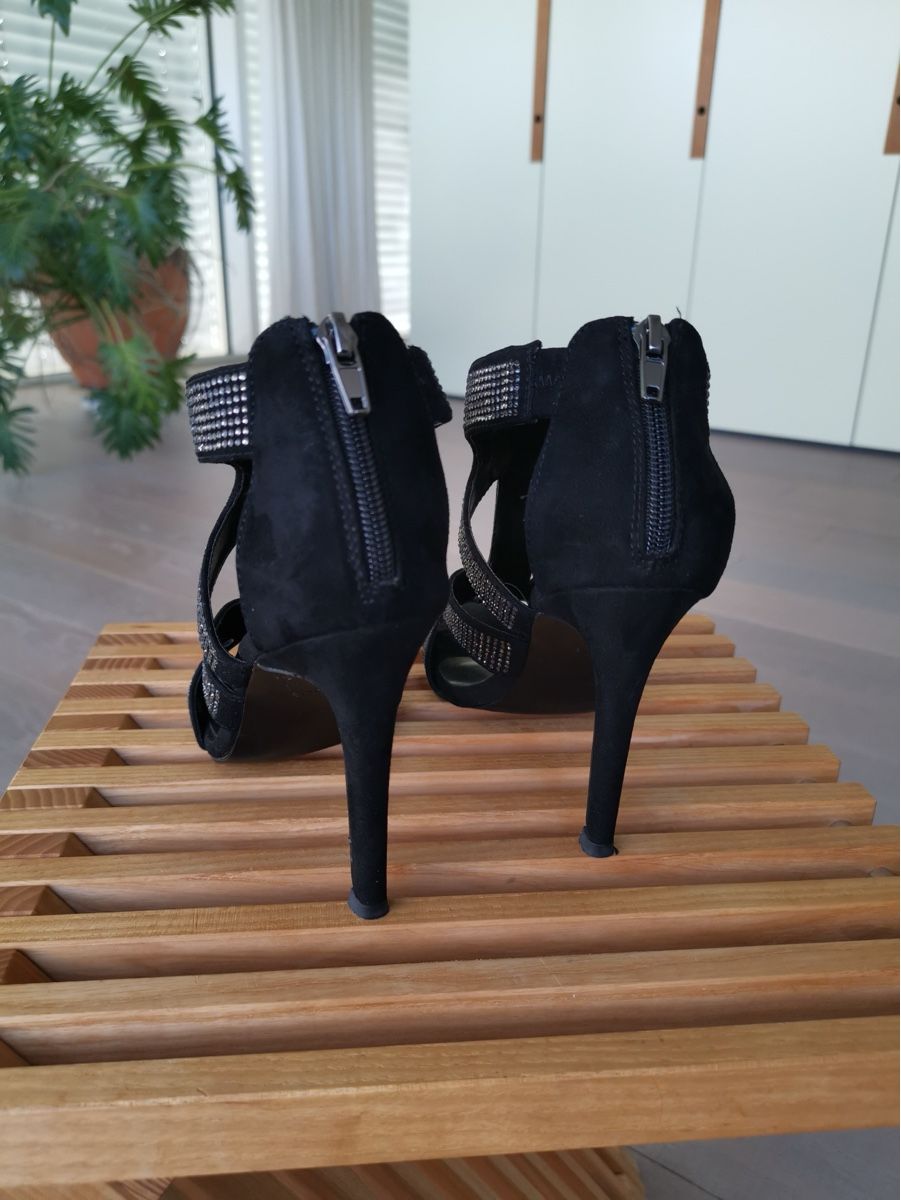Scarpe da donna: Catwalk High Heels, Gr. 37, schwarz, Strass – Usato da Bremgarten AG venduto da Rachelxsa 4