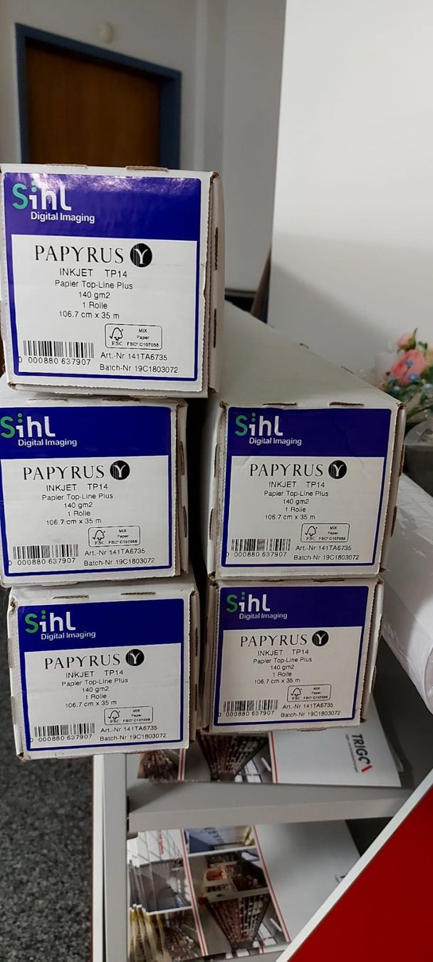 Papiere: Plotterpapier Papyrus TP14 – Gebraucht aus Linden von TRIGO3673