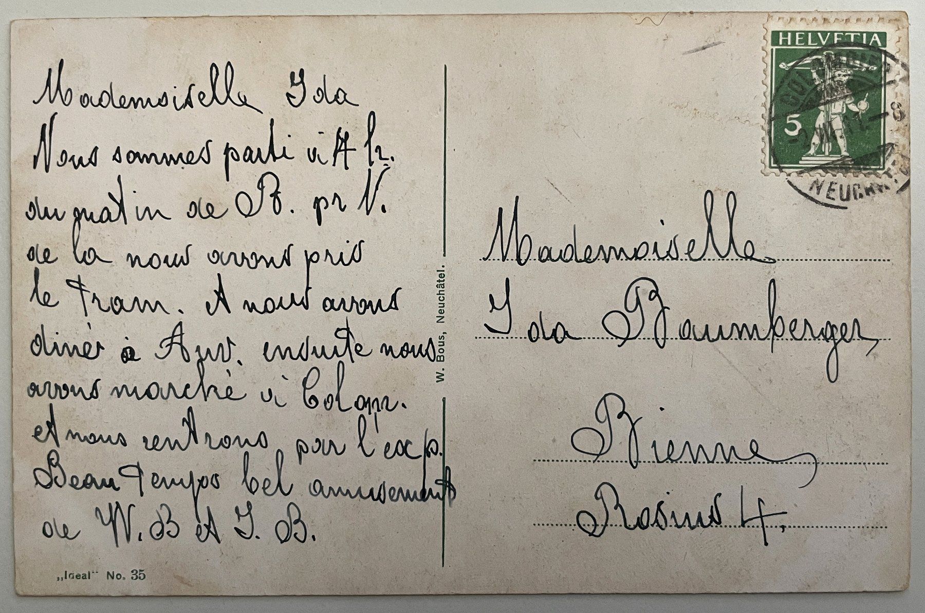 Cartes postales: Colombier - Vue générale – D'occasion à Savagnier par Ne2065 1