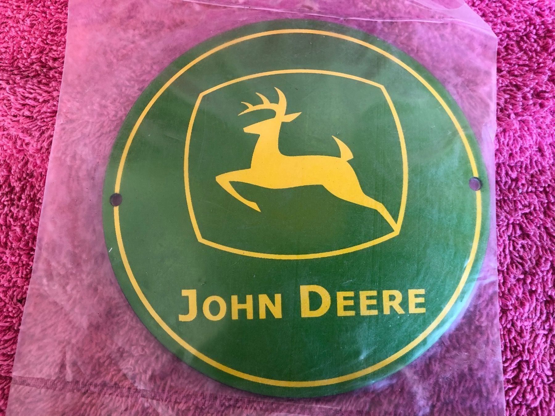 Insegne: John deere Traktor Oldtimer diesel schlepper – Nuovo e nell'imballaggio originale da Reinach AG venduto da rares75