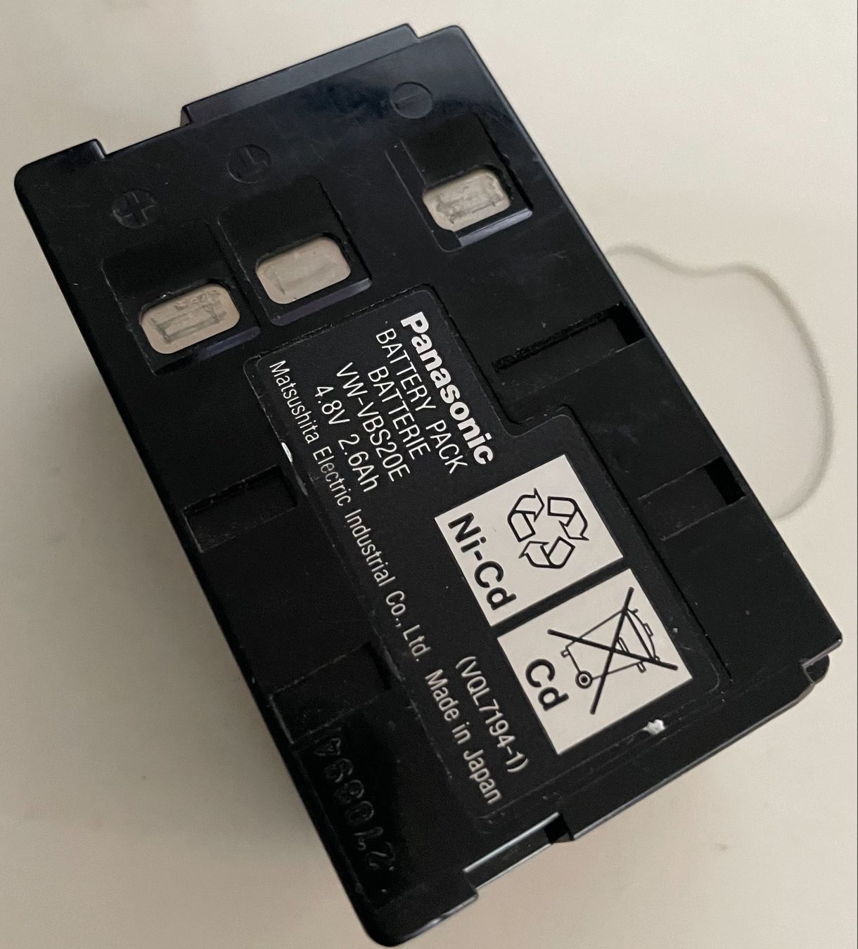 Panasonic Batterie: Panasonic Battery pack Akku – Usato da Riehen venduto da Lord7M7 4