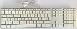 Apple MB110SM/B Keyboard QWERTZ swiss Zahlenblock USB cordl.
