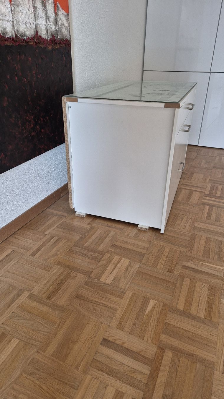 Ikea Cassettiere: IKEA PAX Kommode mit 3 Schubladen, Glasplatte weiss – Usato da Aathal-Seegräben venduto da heyiBims 2