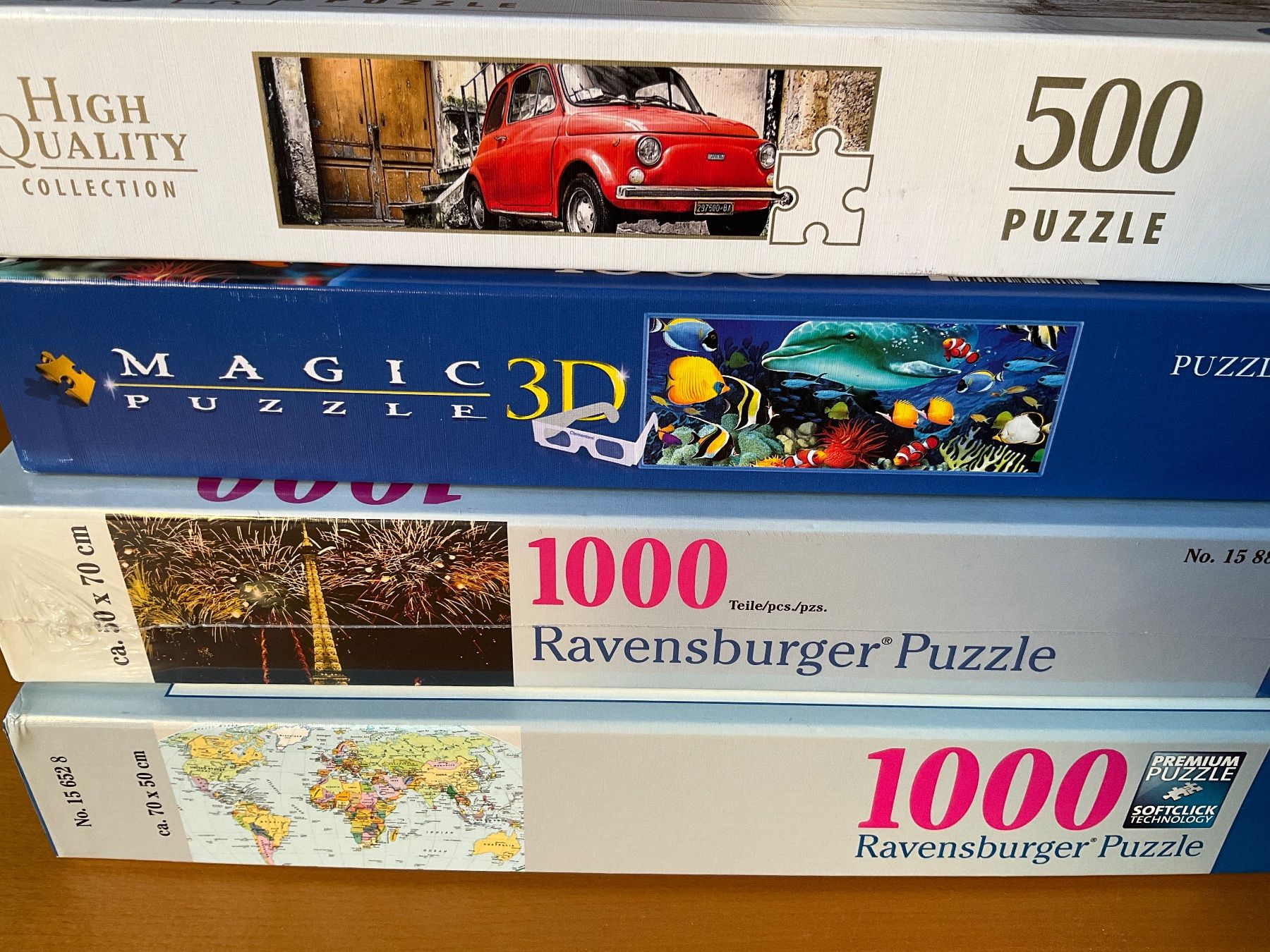 Puzzle: 4x puzzles (incl. 1 encore OVP) – Usato da Gland venduto da DL2004