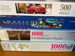 4x puzzles (incl. 1 encore OVP)