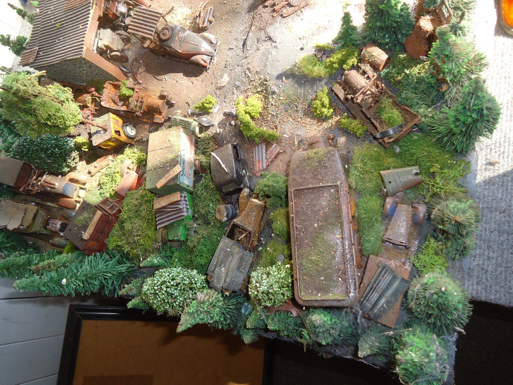 Modellbausätze & Standmodelle: Schrottplatz Diorama M 1/43 – Gebraucht aus Ueberstorf von collklee