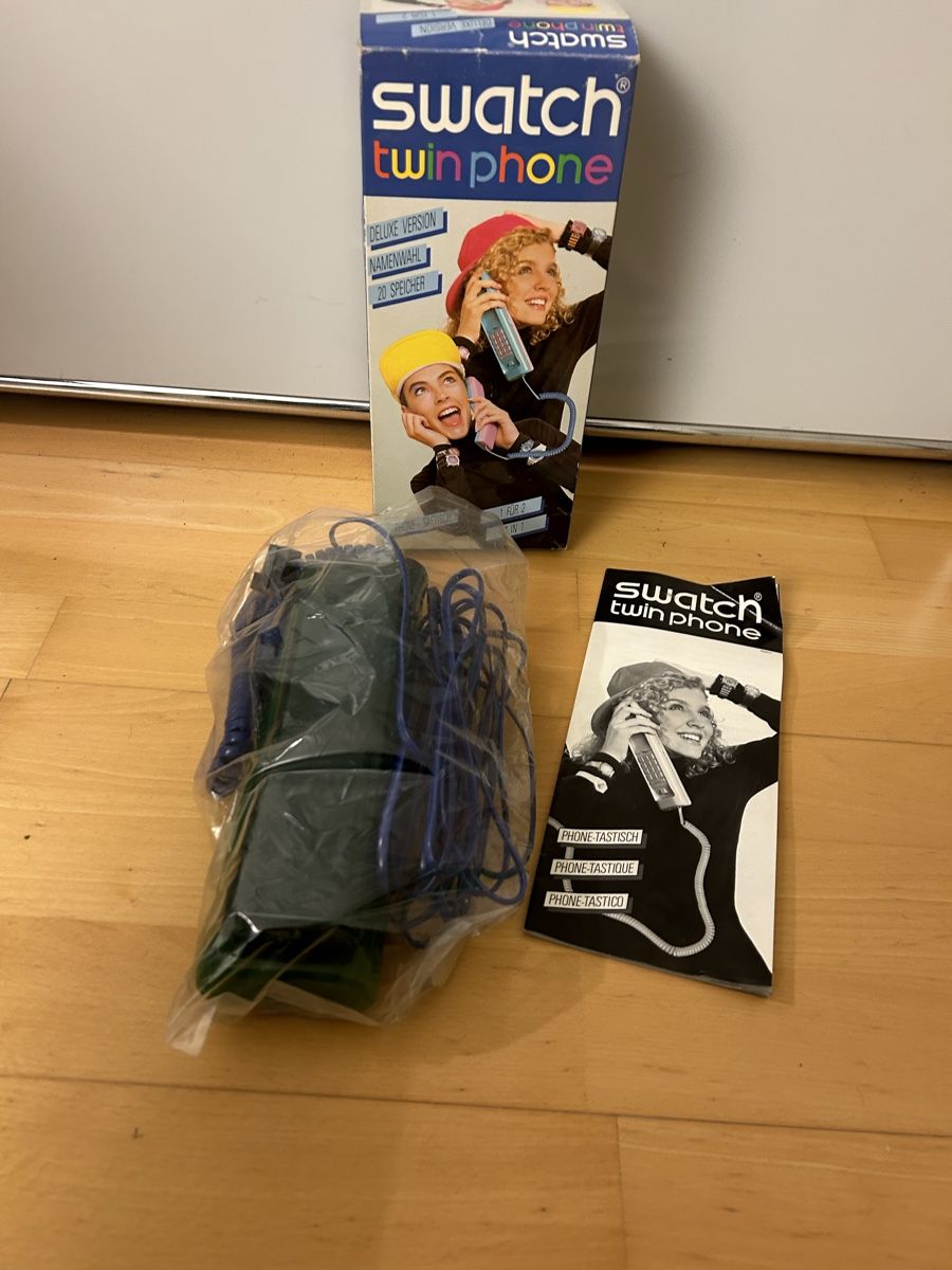 Telefoni: Swatch Twin Phone originalverpackt 1980er – Nuovo (secondo la descrizione) da Starrkirch-Wil venduto da charlywatson 1