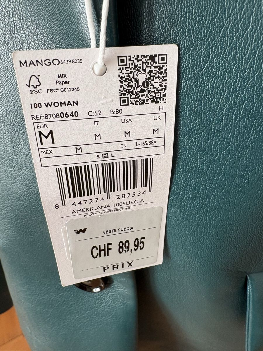 Jacken: Jacke aus Kunstleder neu Gr.M – Neu und originalverpackt aus Baden von jdif 4