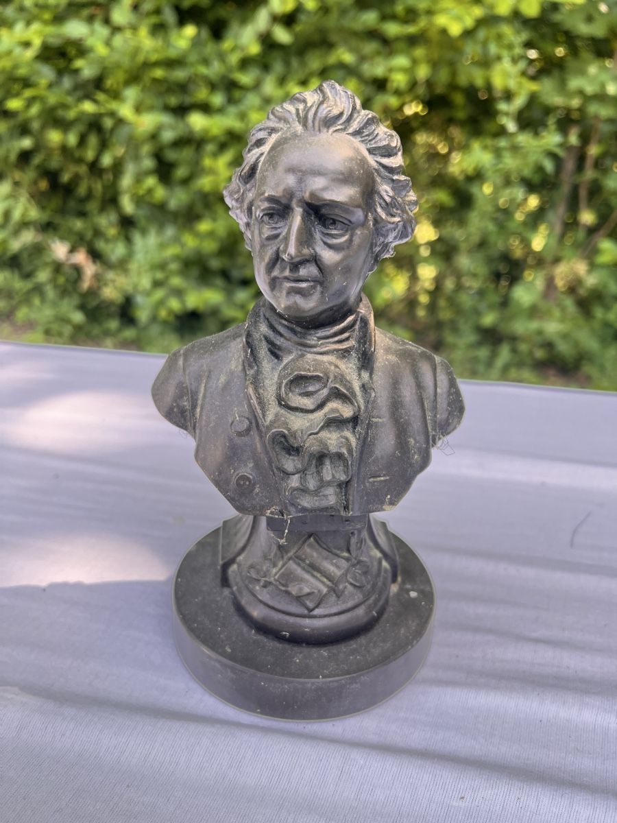 Statuette: Antike Goethe Bueste, Bronze Figur, Sammlung(79) – Usato da Glattfelden venduto da maa_qcj8