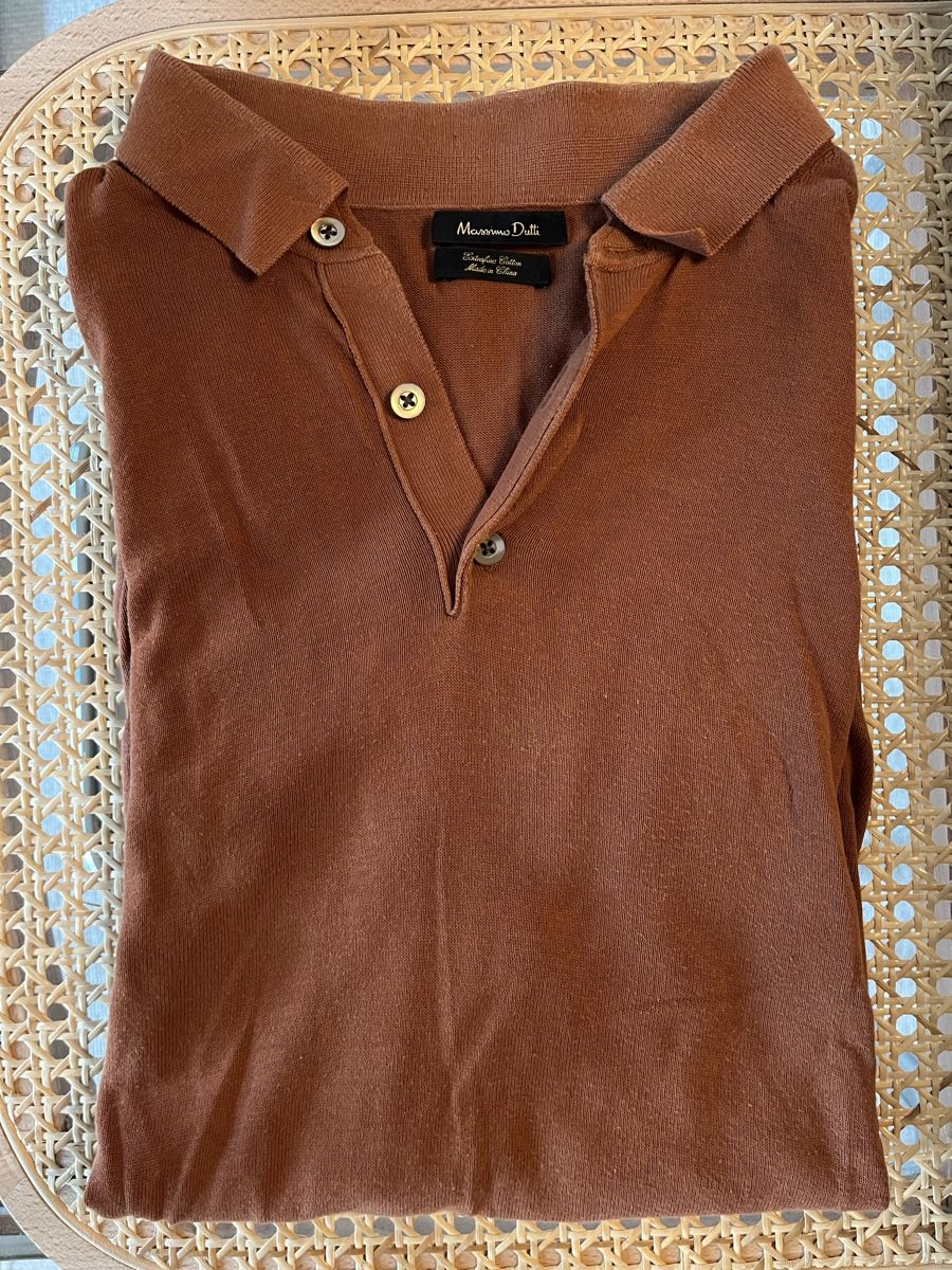 Massimo Dutti Magliette Polo: Poloshirt, terracotta, Gr. M, Massimo Dutti – Usato da St. Gallen venduto da Gloom22 3